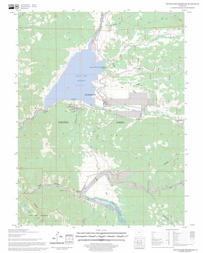 Taylor Park Reservoir, CO FSTopo Legacy Preview 1