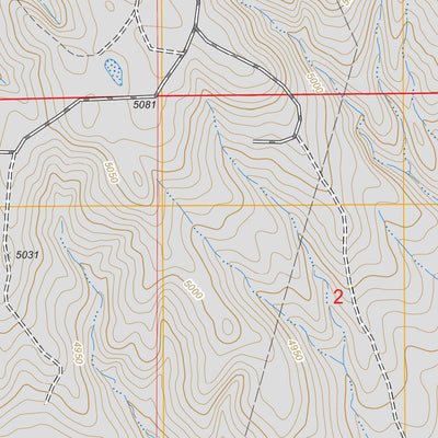 Teckla SW, WY FSTopo Legacy Preview 3