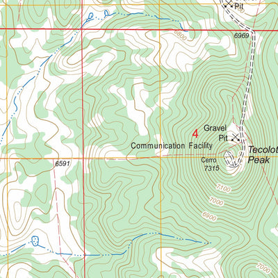 Tecolote Peak, NM FSTopo Legacy Preview 3