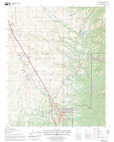 Tesuque, NM FSTopo Legacy Preview 1