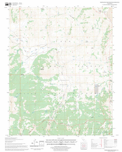 Templeton Mountain, CA FSTopo Legacy Preview 1