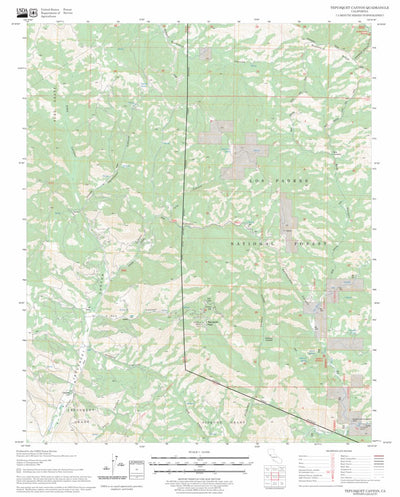 Tepusquet Canyon, CA FSTopo Legacy Preview 1