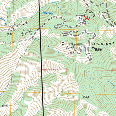 Tepusquet Canyon, CA FSTopo Legacy Preview 3