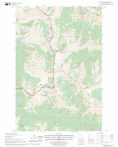 Tenmile Lake, MT - ID FSTopo Legacy Preview 1