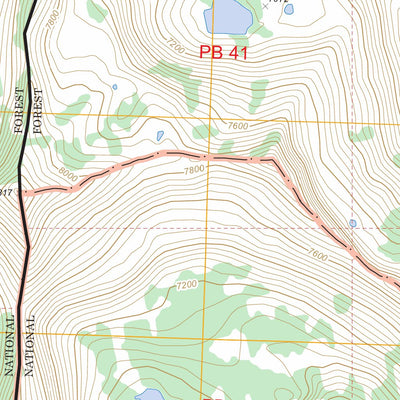 Tenmile Lake, MT - ID FSTopo Legacy Preview 2
