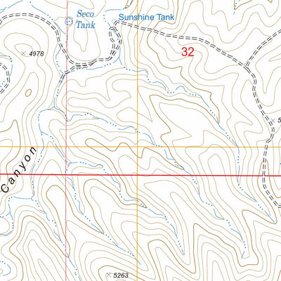 Texas Hill, NM FSTopo Legacy Preview 3