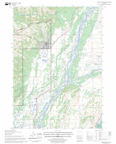 Teton Village, WY FSTopo Legacy Preview 1