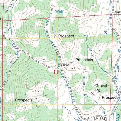 Thirtynine Mile Mountain, CO FSTopo Legacy Preview 3