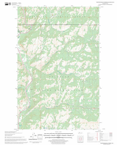 Thirteenmile Creek, WA FSTopo Legacy Preview 1