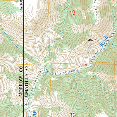 Thompson Flat, OR FSTopo Legacy Preview 3