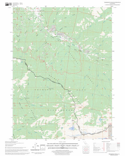Thompson Peak, CA FSTopo Legacy Preview 1