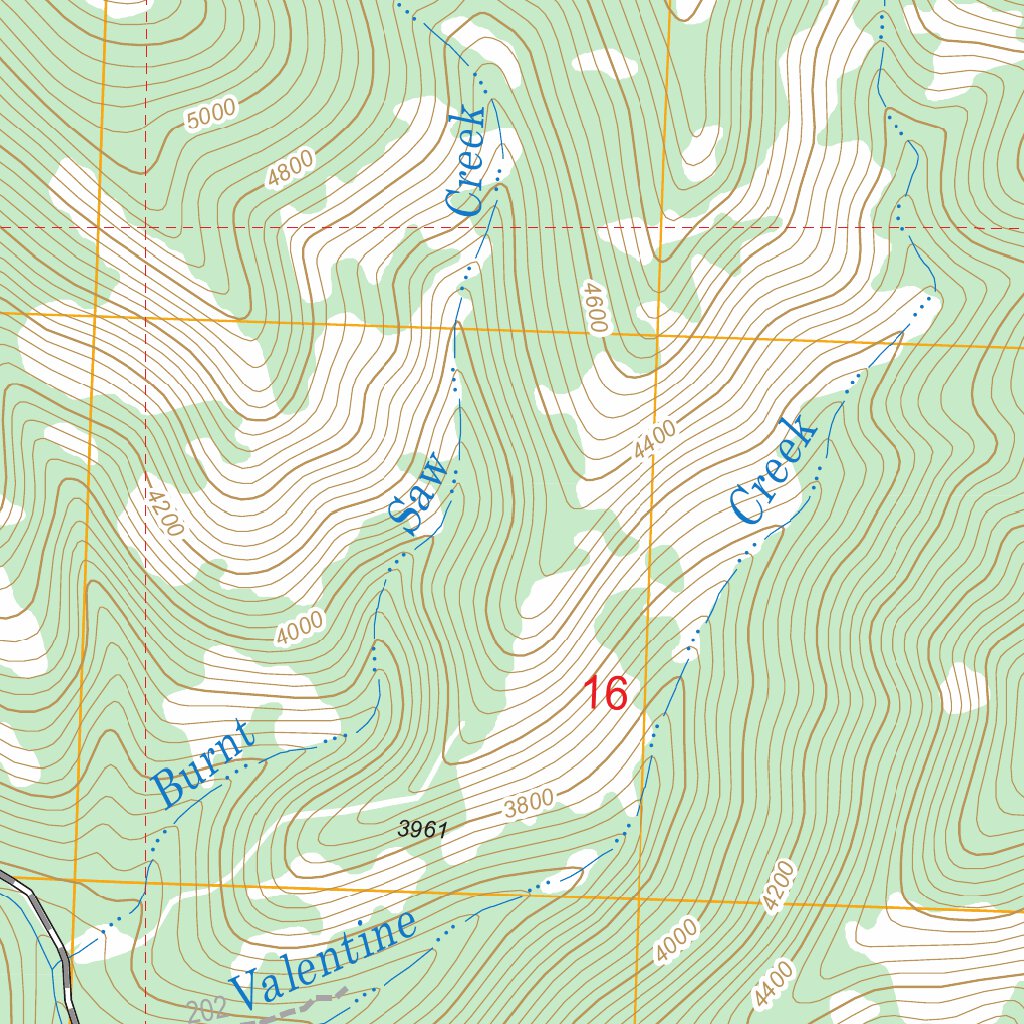 Thompson Ridge, WA FSTopo Legacy Map by US Forest Service - Topo ...