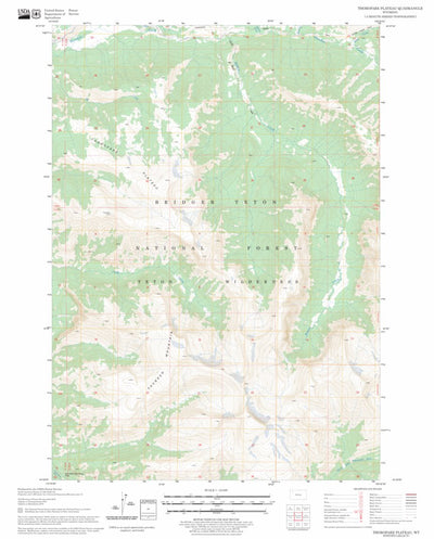 Thorofare Plateau, WY FSTopo Legacy Preview 1