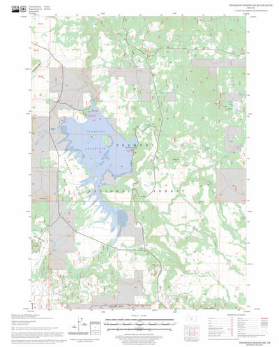 Thompson Reservoir, OR FSTopo Legacy Preview 1