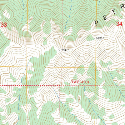 Thorofare Buttes, WY FSTopo Legacy Preview 3