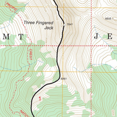 Three Fingered Jack, OR FSTopo Legacy Preview 3