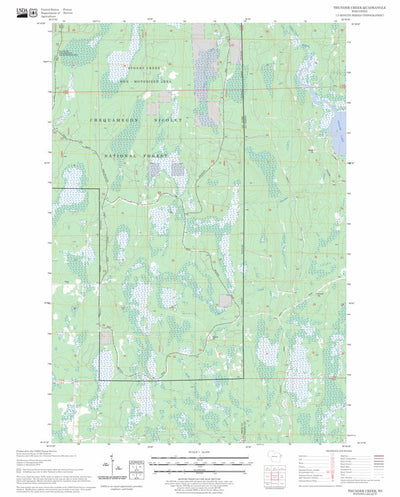 Thunder Creek, WI FSTopo Legacy Preview 1