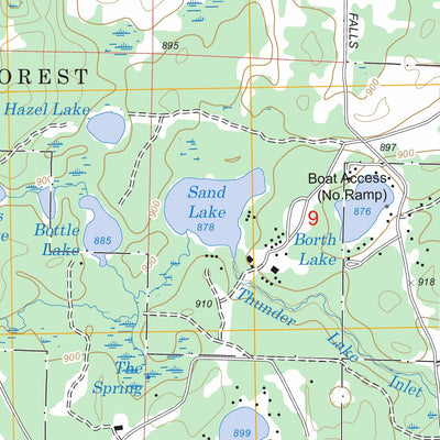 Thunder Mountain, WI FSTopo Legacy Preview 3