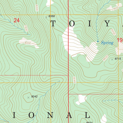 Tierney Creek, NV FSTopo Legacy Preview 2