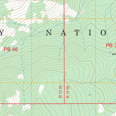 Thurston Peaks, CA FSTopo Legacy Preview 2
