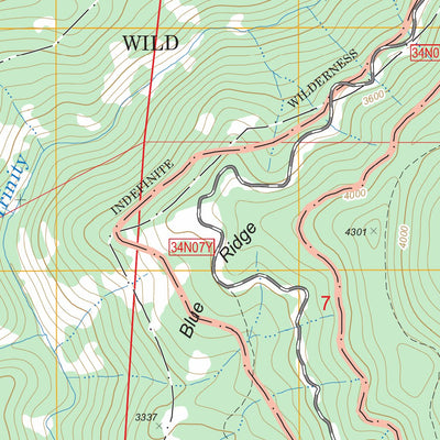 Thurston Peaks, CA FSTopo Legacy Preview 3