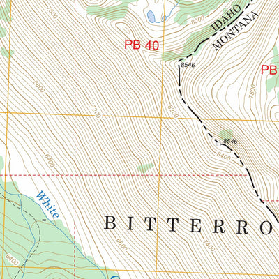 Tin Cup Lake, MT - ID FSTopo Legacy Preview 2