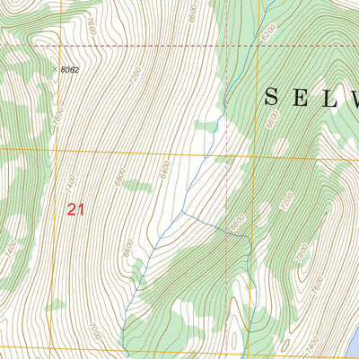 Tin Cup Lake, MT - ID FSTopo Legacy Preview 3