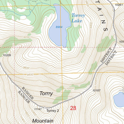 Torrey Mountain, MT FSTopo Legacy Preview 3