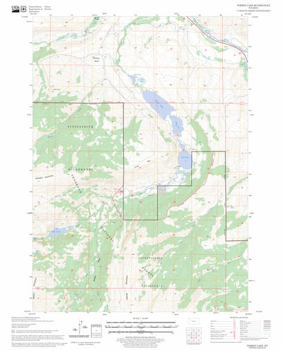 Torrey Lake, WY FSTopo Legacy Preview 1