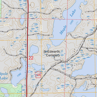 Town Line Lake, MN FSTopo Legacy Preview 3