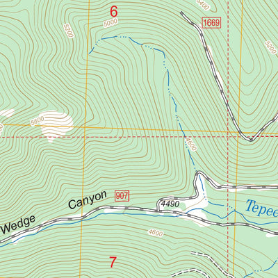 Trailcreek, MT FSTopo Legacy Preview 3