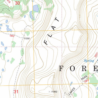 Trappers Lake, CO FSTopo Legacy Preview 2