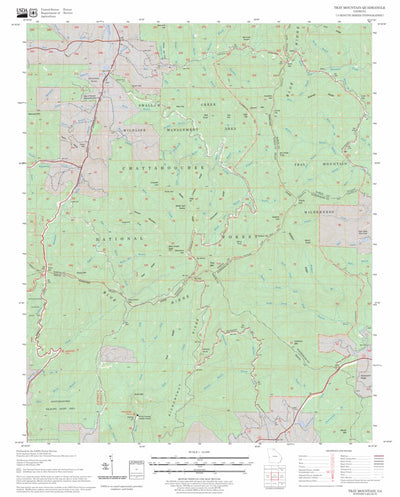 Tray Mountain, GA FSTopo Legacy Preview 1