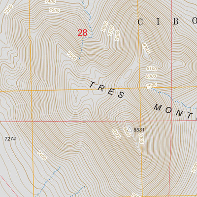 Tres Montosas, NM FSTopo Legacy Preview 3