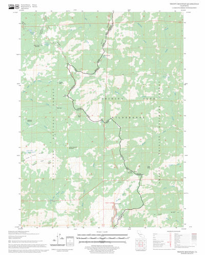 Trinity Mountain, CA FSTopo Legacy Preview 1