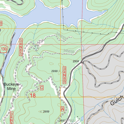 Trinity Dam, CA FSTopo Legacy Preview 2