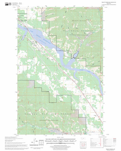 Trout Creek, MT FSTopo Legacy Preview 1