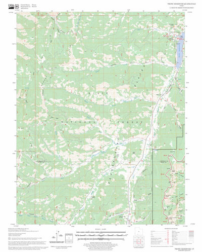 Tropic Reservoir, UT FSTopo Legacy Preview 1