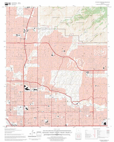 Tucson North, AZ FSTopo Legacy Preview 1