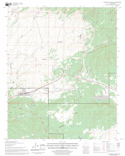 Tularosa Canyon, NM FSTopo Legacy Preview 1