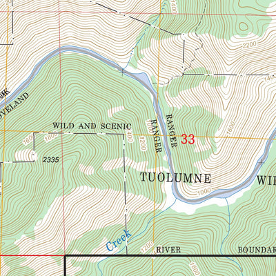 Tuolumne, CA FSTopo Legacy Preview 3