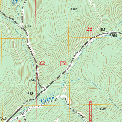 Turpin Reservoir, WY FSTopo Legacy Preview 3
