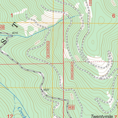 Twentymile Creek, ID FSTopo Legacy Preview 3