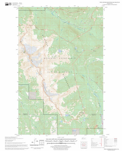Twin Sisters Mountain, WA FSTopo Legacy Preview 1