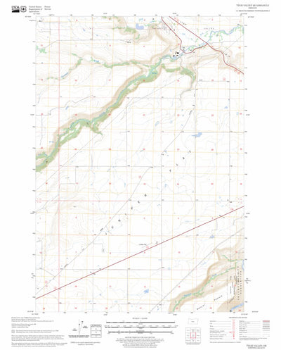 Tygh Valley, OR FSTopo Legacy Preview 1