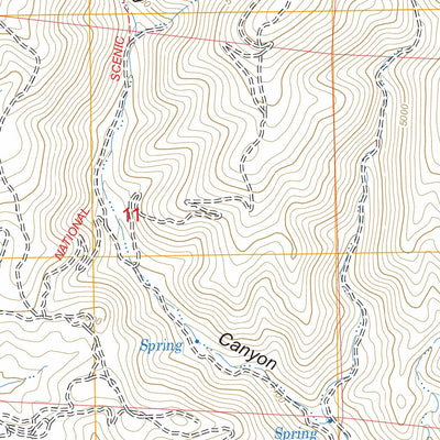 Tylerhorse Canyon, CA FSTopo Legacy Preview 3