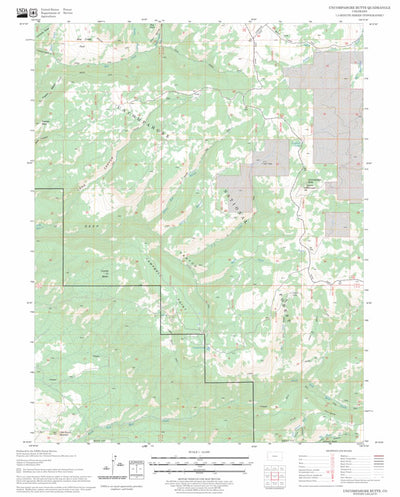 Uncompahgre Butte, CO FSTopo Legacy Preview 1