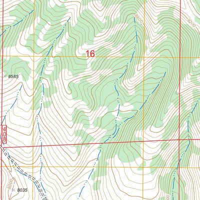 Upper Slide Lake, WY FSTopo Legacy Preview 3