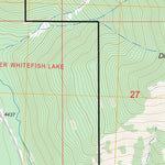 Upper Whitefish Lake, MT FSTopo Legacy Preview 2