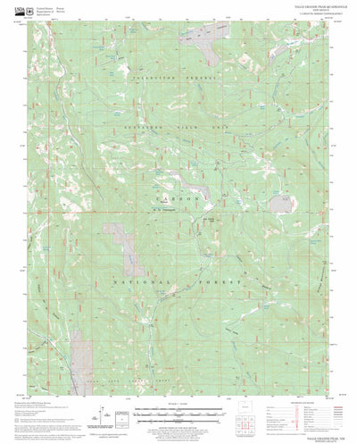 Valle Grande Peak, NM FSTopo Legacy Preview 1